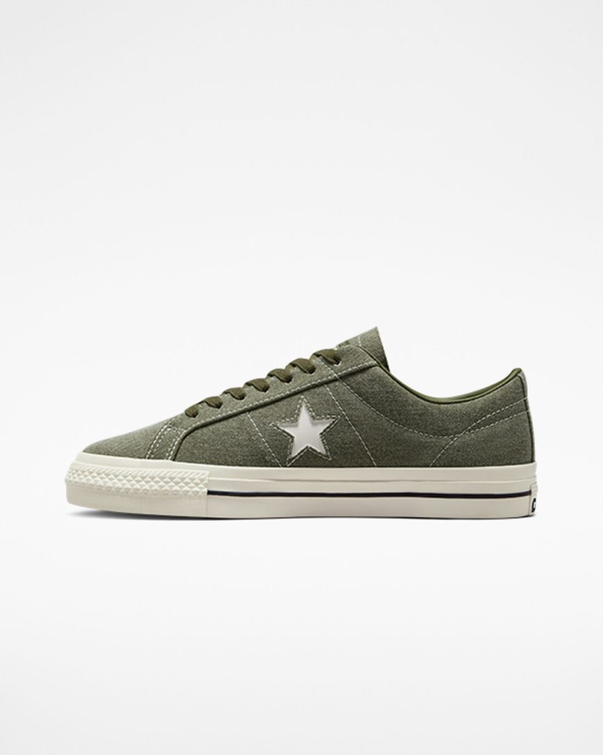 Dámské Skate Boty Converse CONS One Star Pro Heavyweight Platene Olivy Zelené Černé | CZ NPUQ43